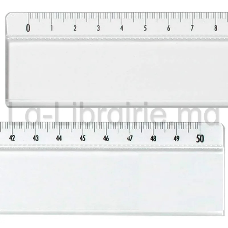 Règle en plastique 50 cm