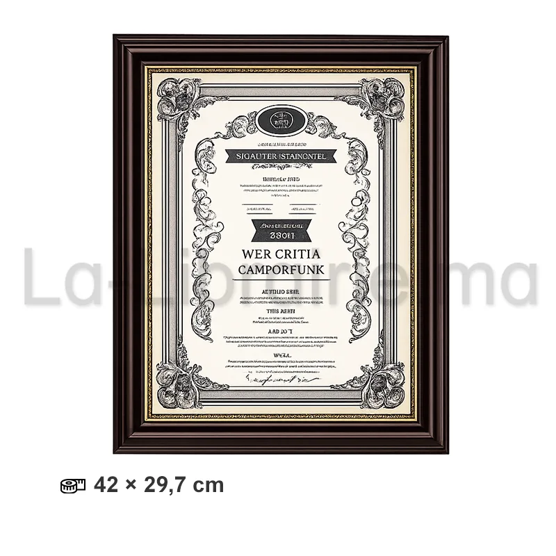 Cadre A3 pour diplôme, certificat ou photo