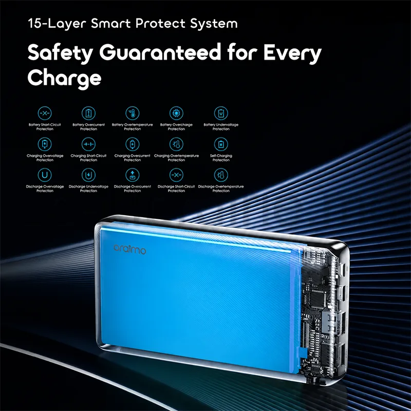 Power bank Oraimo PowerFlow B11 10000 mAh 15 W USB-C OPB-P1102