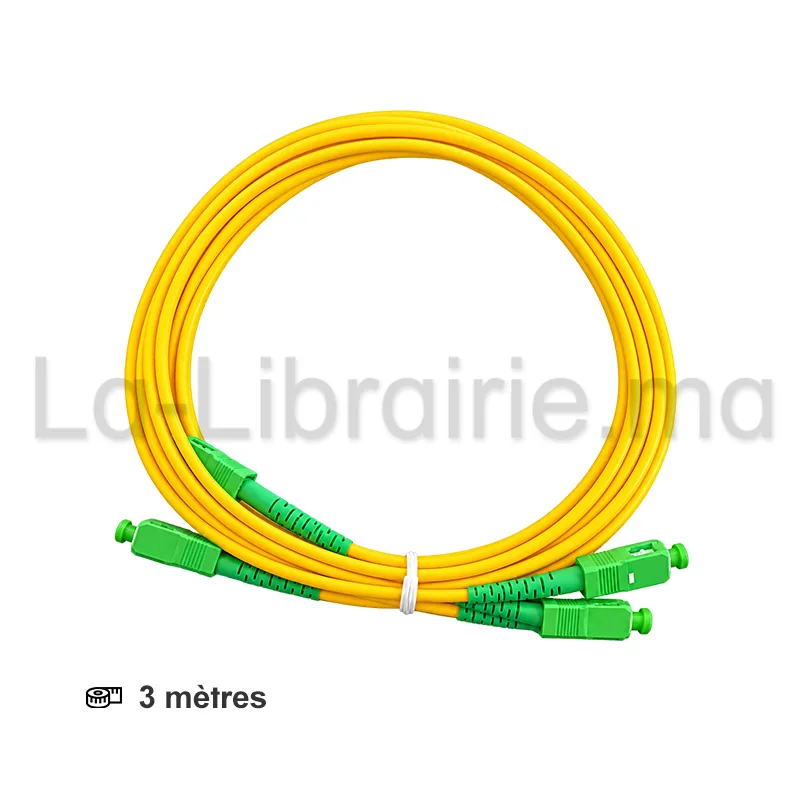 Câble fibre optique 3 metres
