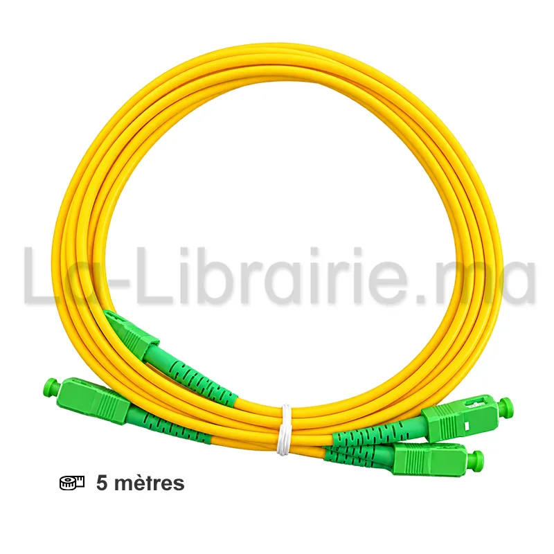 Câble fibre optique 5 mètres