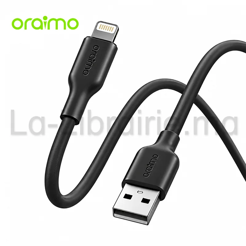 Câble Lightning Oraimo RobustLine OCD 114L 12 W 1 m noir