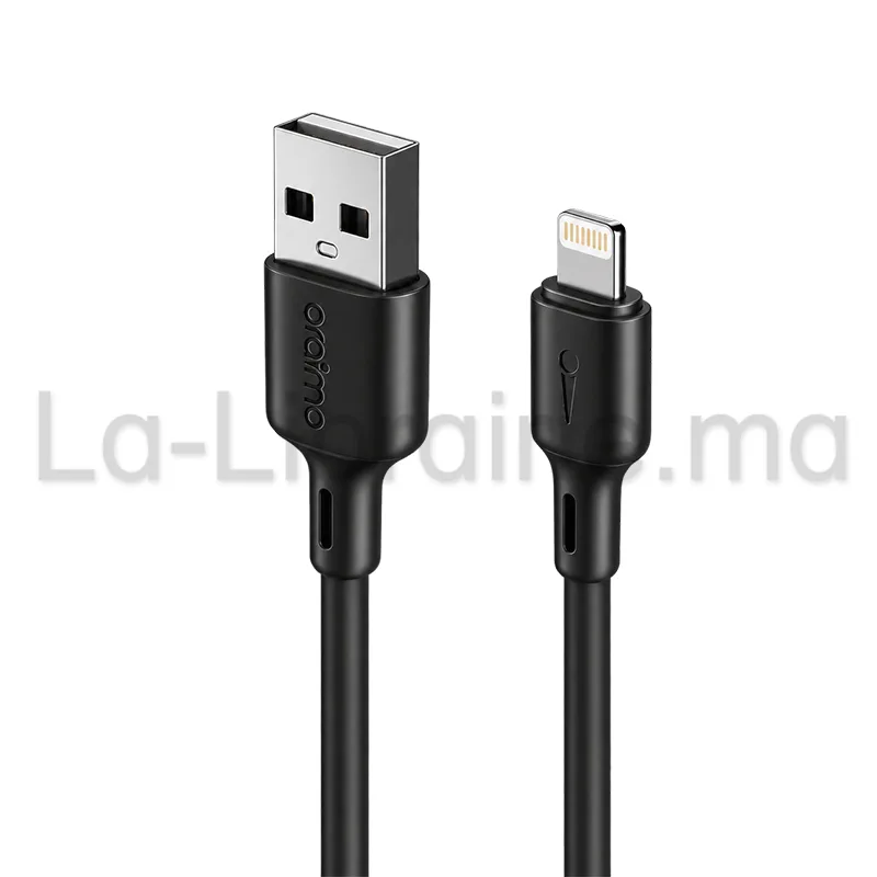 Câble Lightning Oraimo RobustLine OCD 114L 12 W 1 m noir