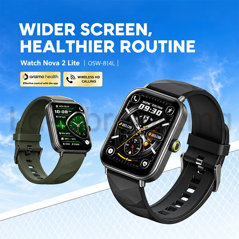 Smart watch Oraimo Watch Nova 2 Lite OSW 814L AMOLED 1,93 pouce IP68