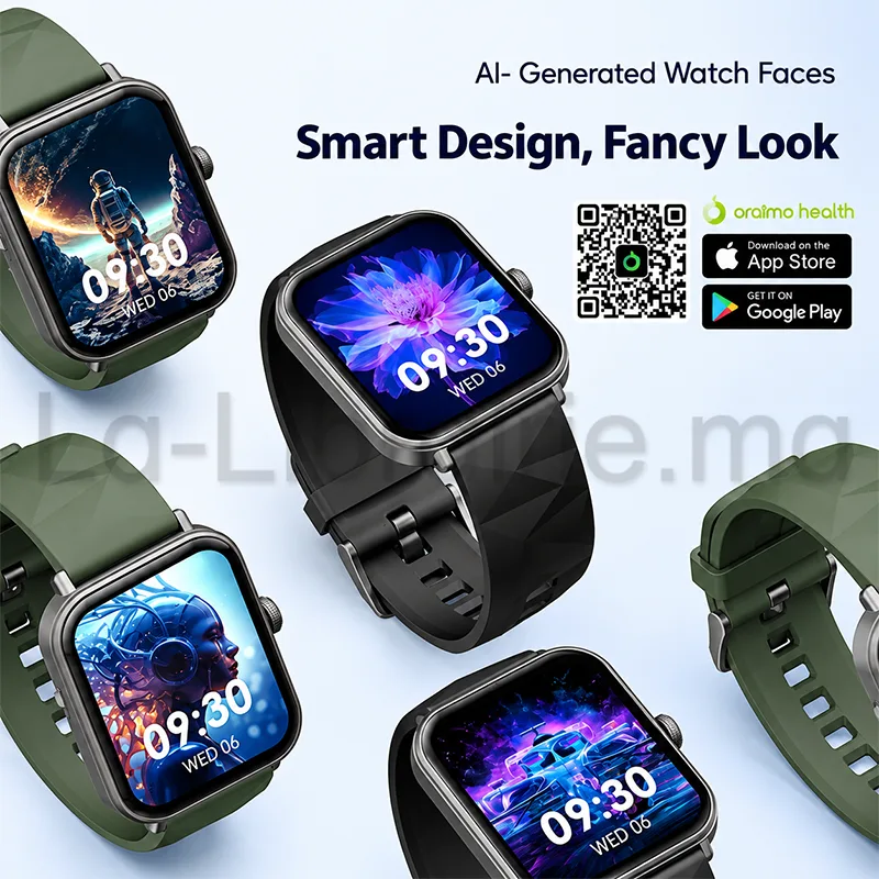 Smart watch Oraimo Watch Nova 2 Lite OSW 814L AMOLED 1,93 pouce IP68